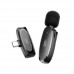 Беспроводной микрофон XO MKFO8A Type-C wireless Collarclip черный