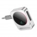 Беспроводной передатчик для авто BOROFONE BC52 True way car AUX Bluetooth ресивер серебристый