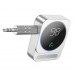 Беспроводной передатчик для авто BOROFONE BC52 True way car AUX Bluetooth ресивер серебристый