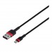 Кабель 3 метра Baseus Cafule USB - Micro-USB усиленная оплетка CAMKLF-H91