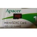 Карта памяти Apacer microSDXC 128Gb Class 10 UHS-1 без адаптера AP128GMCSX10U5-RA