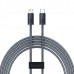 Кабель 2 метра Baseus Dynamic Series Fast Charging Type-C to Lightning 20W (CALD000116) серый