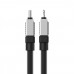 Кабель 2 метра Baseus CoolPlay Series  Type-C to iPhone (usb-c - lightning) 2 m черный CAKW000101