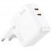 Зарядное устройство HOCO C110A Lucky 35W 2 выхода - порта USB-C