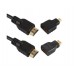 Кабель HDMI 1.5m в комплекте с переходниками mini-HDMI и micro-HDMI