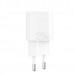 Зарядное устройство - адаптер Proove Silicone Power Plus 20W (Type-C + USB) белое
