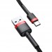 Кабель усиленная оплетка Baseus Cafule USB cable - USB-C (Type-C) 100cm CATKLF-B91
