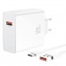 Блок питания с кабелем XO WALL CHARGER L128 120W