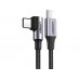 Кабель угловой Ugreen US255 Type-C - Type-C 2 метра черный
