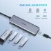 Преобразователь хаб UGREEN CM219 4-Port USB 3.0 Hub + питание по Micro-USB (50985)