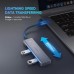 Преобразователь хаб UGREEN CM219 4-Port USB 3.0 Hub + питание по Micro-USB (50985)