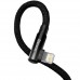 Угловой кабель Baseus MVP 2 Elbow-shaped Type-C to Lightning  (CAVP000201) черный