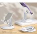 Настольная подставка XO C139 Desktop 360° rotating metal round base stand белая