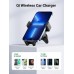 Авто-держатель и беспроводная зарядка UGREEN CD256 15W Wireless Car Charger серый