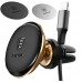 Авто-держатель Baseus Magnetic Air Vent Car Mount With Cable Clip (SUGX020015) черно-золотистый