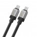 Кабель Baseus CoolPlay Series C - C 100W 1 метр черный CAKW000201
