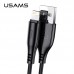 Кабель Usams U18 (US-SJ266) Round USB - Lightning 2A 1 метр черный