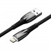 Кабель усиленный Baseus Glimmer USB to iPhone (Lightning) CADH000201 черный