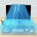 Настольный вентилятор Baseus Refreshing Monitor Clip-On and Stand-Up Desk Fan ACQS000002