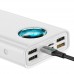 Внешний аккумулятор Baseus Amblight Digital Display 65W 30000 мач белый PPLG-A02