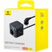 Удлинитель - зарядное Baseus PowerCombo Cube Power Strip 3AC+2U+2C 30W 1.5 метра черный
