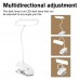Настольная лампа на аккумуляторе XO OZ06 Desktop Bedside Tricolour Clip Desk Lamp 800mAh