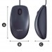 Мышь проводная Logitech B100 Business (910-003357) черная