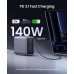Зарядное устройство UGREEN CD333 Nex 1U + 4C 300W GaN адаптер питания серый