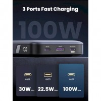 Портативный аккумулятор - павер банк сквозная зарядка UGREEN PB720 20000mAh 100W Two-way