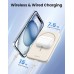 Аккумулятор портативный UGREEN PB560 5000mAh MIni Magnetic Wireless 15W бежевый