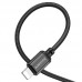 Кабель Borofone BX87 Sharp USB - Lightning для зарядки и передачи данных черный