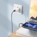 Кабель Borofone BX87 Sharp USB - Lightning для зарядки и передачи данных черный