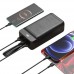 Аккумулятор портативный XO PR160 80000 mAh QC 22.5W PD 20W мобильная батарея черная