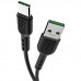 Кабель Hoco X33 USB - Type-C 5A Surge charging пропускаемая сила тока 5 ампер черный