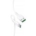 Кабель Hoco X33 USB - Type-C 5A Surge 5 ампер 6931474706126 белый