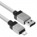 Кабель Baseus CoolPlay Series USB - Lightning 1 метр (CAKW000402) белый