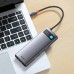 Хаб конвертер USB-C - VGA - 7-в-1 Baseus Metal Gleam 7-in-1 WKWG040013