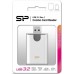 Кардридер - Считыватель карт памяти micro + SD - USB 3.2 SILICON POWER combo белый