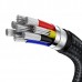 Кабель BASEUS Cafule Metal Cable Type-C to Type-C 2 метра 100W (20V 5A) CATJK-D01