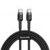 Кабель скоростной Type-c - Type-c BASEUS 60w PD 2.0 CATKLF-GG1
