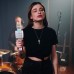 Портативная колонка - караоке микрофон Hoco BK5 Cantando белый с голубым
