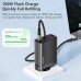 Зарядное устройство Toocki 100W GaN P100BD12C2A0 - 4 порта 2C+2A  черное евро вилка