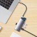 Хаб конвертер Baseus Metal Gleam Series 4-in-1 Multifunctional Type-C WKWG070113
