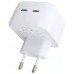 Зарядное устройство Foxconn Dual USB-C Port Power Adapter 35W