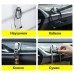 Комплект держателей крючков для авто 2 штуки - Baseus Beetle Vehicle Hook серебристых