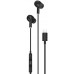 Проводные наушники XO EP23 music earphone Type-C штекер черные