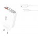Зарядное устройство - блок 4 порта USB - XO L100 fast charger с быстрой зарядкой QC3.0
