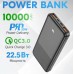 Портативная батарея- внешний аккумулятор HOCO J108 22.5W 10000mAh черный