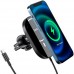 Магнитный держатель в авто с беспроводной зарядкой Hoco CA90 MagSafe для iPhone 12 13