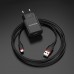 Зарядное устройство комплект с кабелем USB-C - BOROFONE BA20A Sharp набор черный